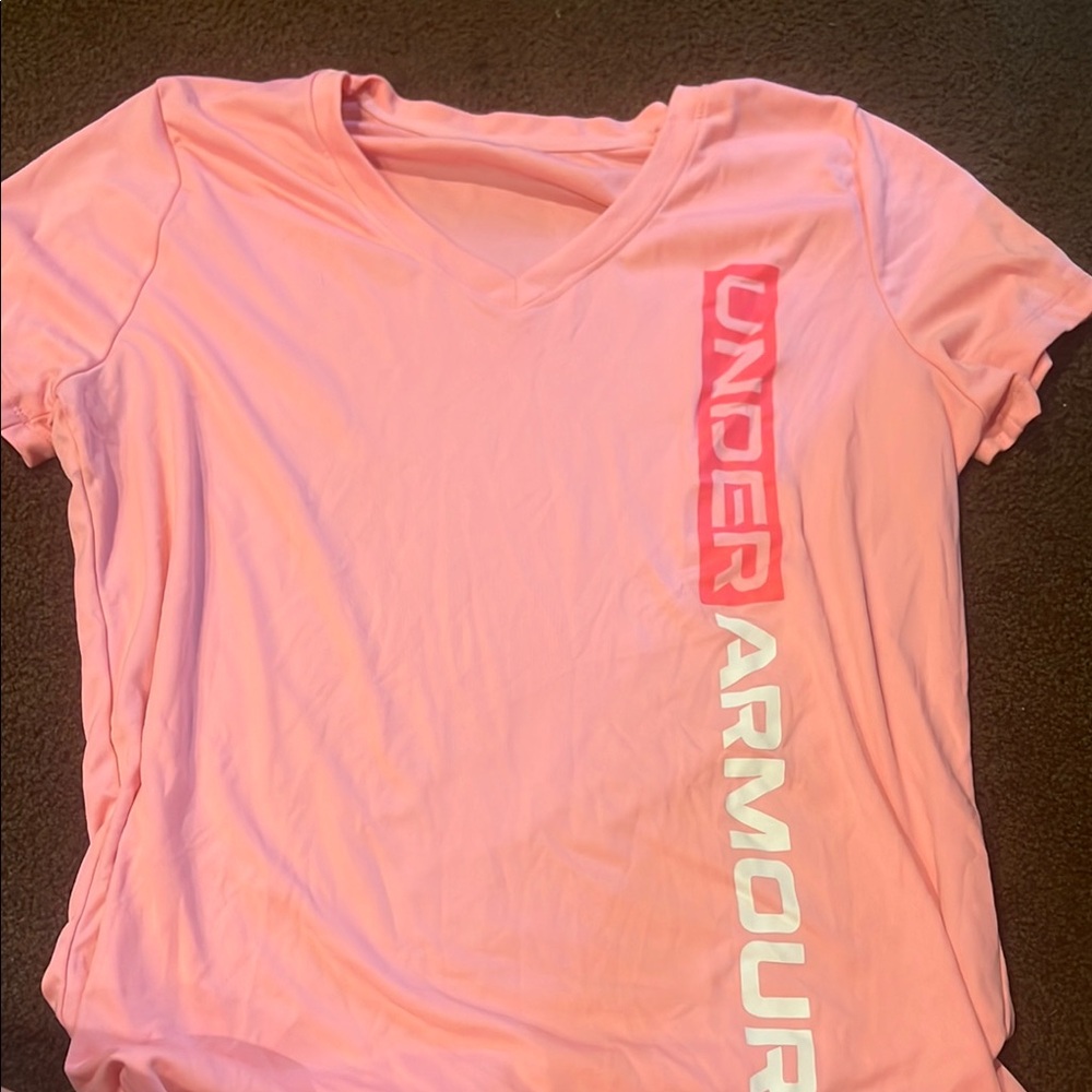 Under Armour Pink Relaxed Short Sleeve T-Shirt